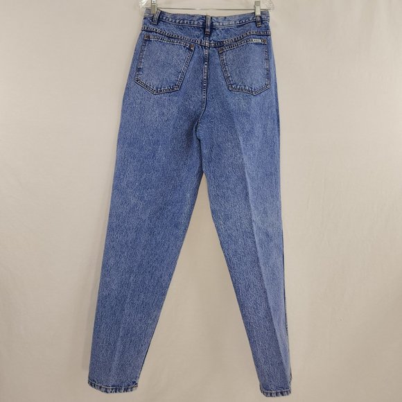 VINTAGE Bill Blass High Rise Relaxed Fit Mom Jeans Size 14 100% Cotton Exc. Cond - Picture 4 of 16
